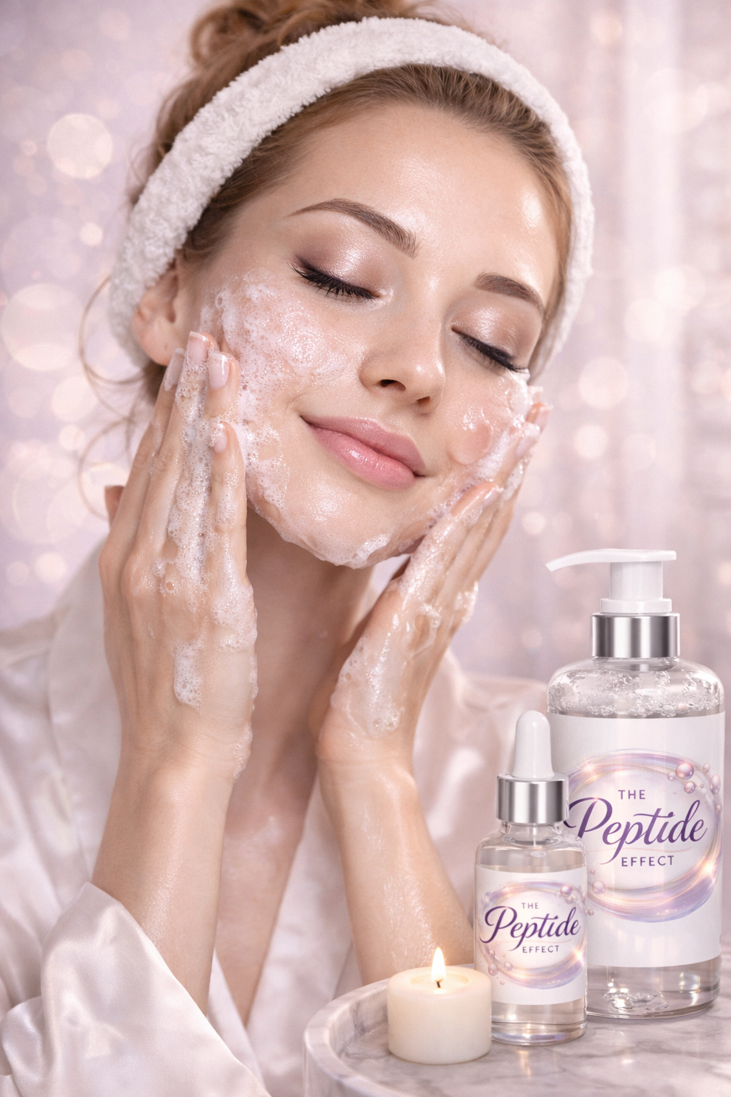 Silk Cleanse – Luxury Gel-Milk Peptide Facial Cleanser