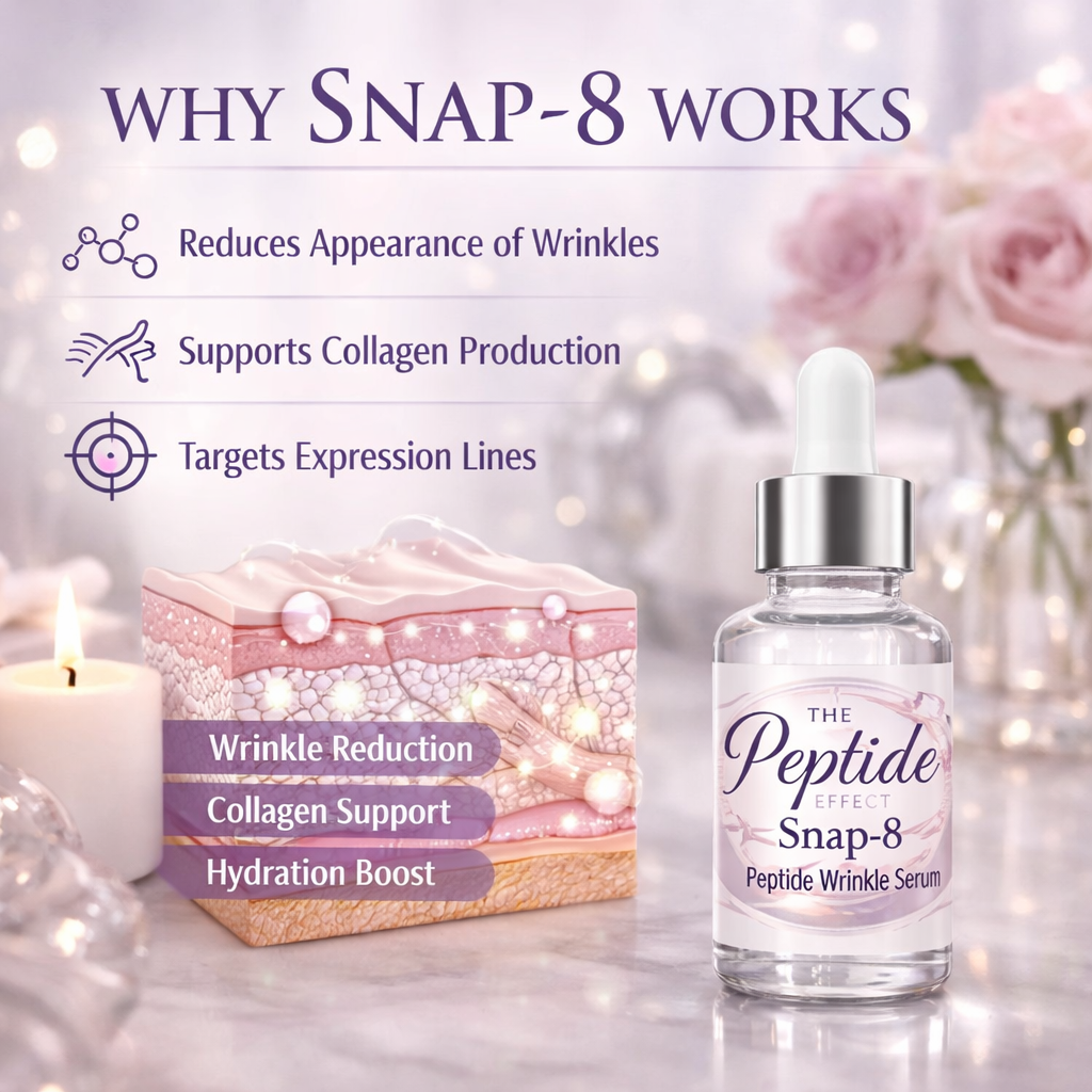 Snap-8 Peptide Wrinkle Serum | Advanced Anti-Aging Peptide Skincare