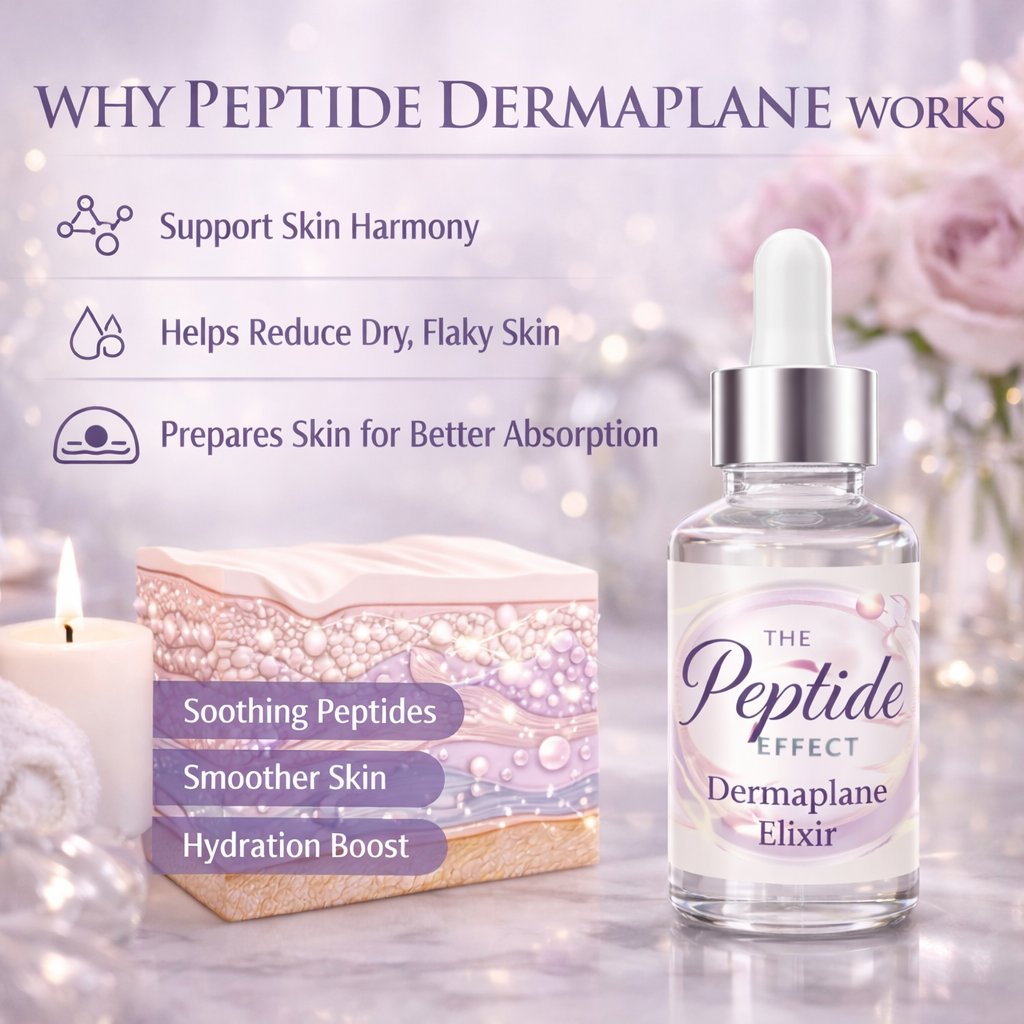 Peptide Dermaplane Elixir – Luxury Skin Prep & Peptide Infusion Oil